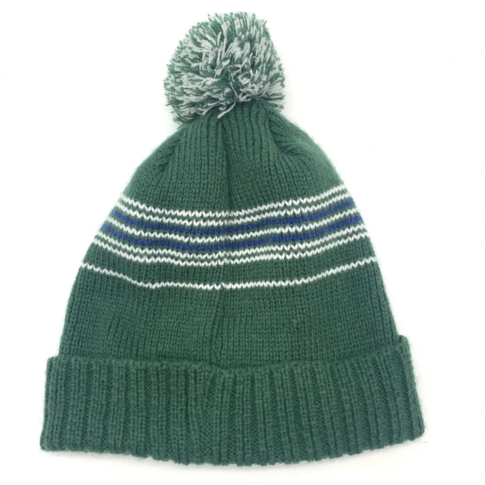 '47 Brand Milwaukee Bucks Beanie Womens One Size Green Knit Pom Pom NBA Hat